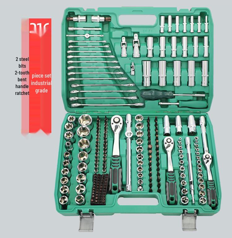 Ratchet Wrench Tool Set - Auto & Car Repair Socket Kit