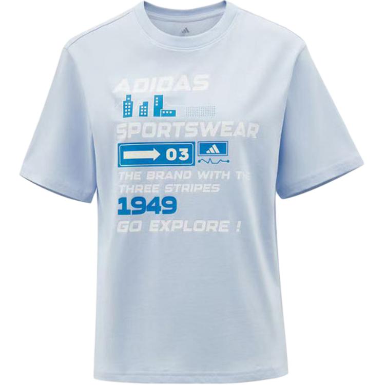 Adidas Kids T Shirts Crew Neck Moderate KY8362 110
