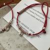 Pure Handmade Quality 925 Sterling Silver Cord Woven Circle Beads Beaded Women Bracelet Fine Jewelry
