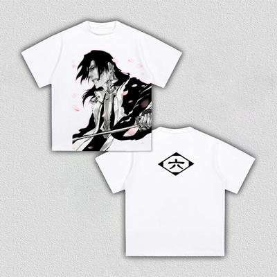 BLEACH Gotei 13 Fifth Team Anime Printing T-shirt Men's Clothing Women's 2026 Summer New High Quality Cotton T Shirt