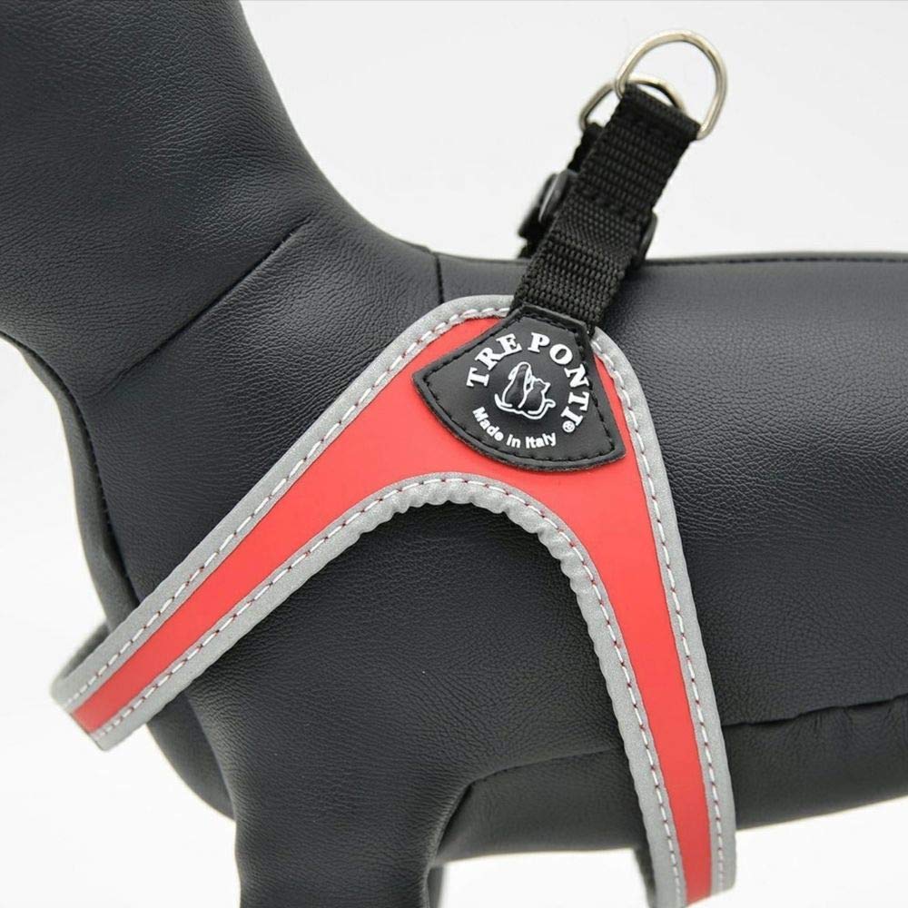 TRE PONTI Fibbia REFLECTIVE Harness small sky (LTP110) (for dogs) (size 3.5, blue)