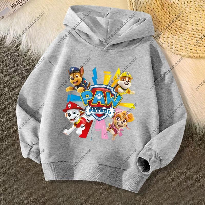 PAW Patrols Cartoon Chase Skye Kids Sweatshirt Printed Hoodie Trendy Long Sleeve Hoodies Girls Tops Clothing Boys Clothes Gifts