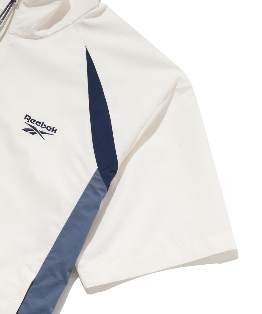 Reebok Ellipse Short Sleeve Anorak - White