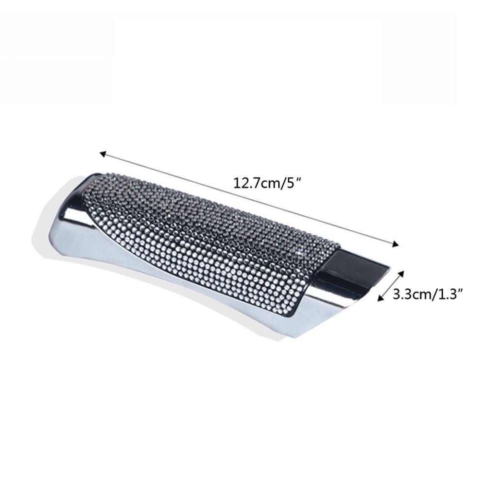Bling Crystal Car Handbrake Cover Anti-slip Easy to Install Diamond Handbrake Grip Cover Car Handbrake Protective Cover