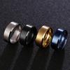 Wide Anti-rust Men Ring Stainless Steel Simple Exquisite Engagement Ring Fashion Jewelry