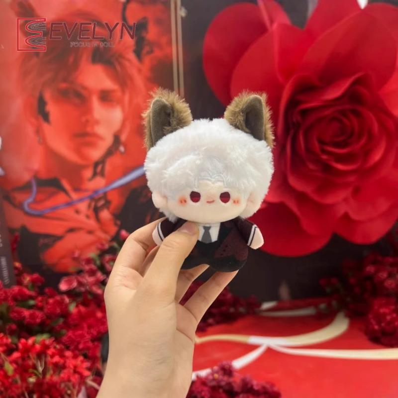 Evelyn Game Love And Deepspace 10CM Pendant doll With Magnetic Tail Stuffed Dolls Cat Plushies Keychain Decoration Unisex Gifts