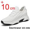 Increasing men sneakers casual heightening shoes 8cm height increase shoes for summer breathable 6cm elevator shoes