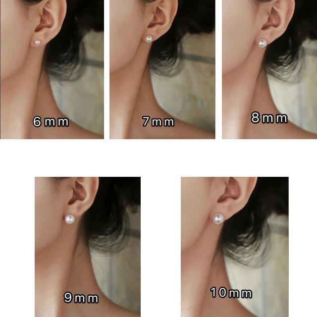 SHDIYAYUN  6A Simple Classic 925 Silver Pearl Earrings Natural Freshwater Pearl Stud Earrings for Women Jewelry