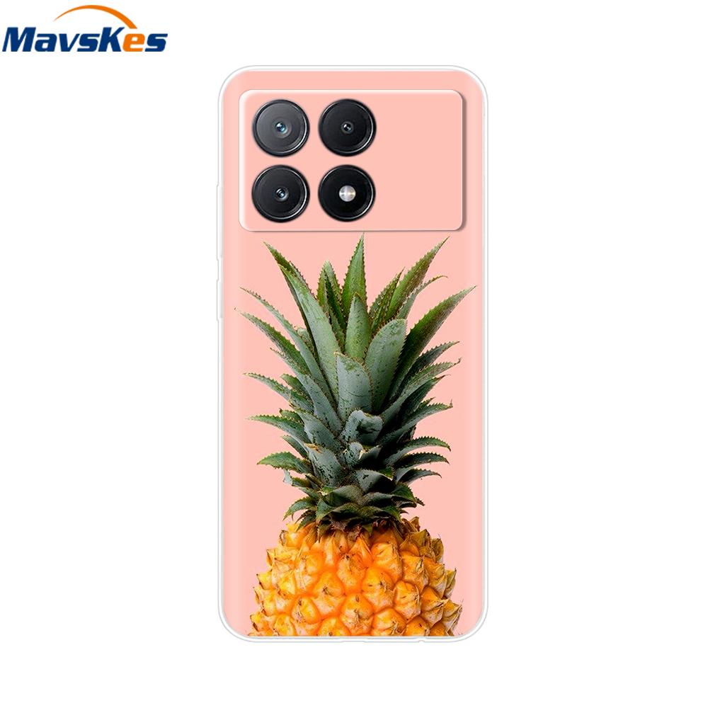 Für Xiaomi Poco X6 Pro Hülle Weiches TPU Silikon Handy Klare Abdeckung Für Xiaomi Poco X6 5G Hülle Bumper Pocox6 X 6 5G 2024 Funda Coque