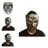 Slipknot Mick Fantastische Silberne Und Kupferfarbene Gesichtsmaske Für Halloween Und Cosplay-Veranstaltungen
