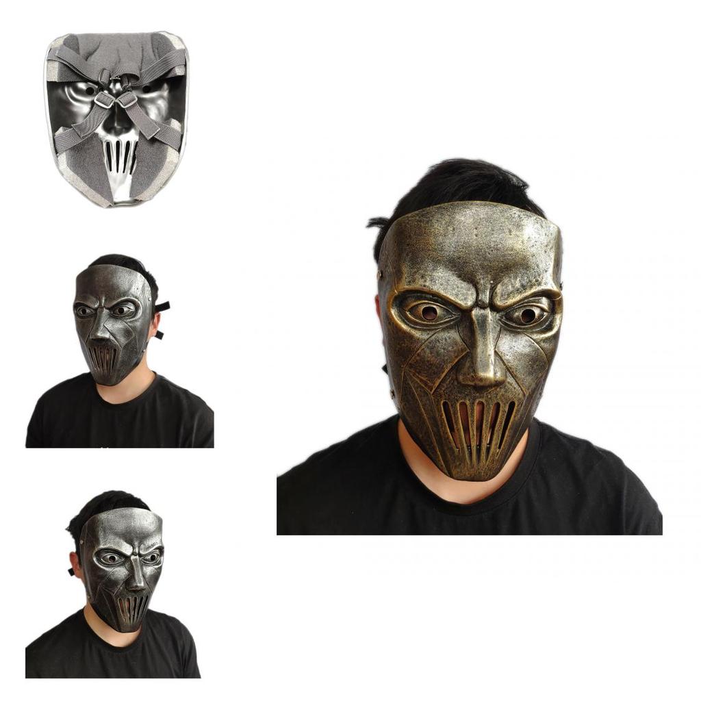 Slipknot Mick Fantastische Silberne Und Kupferfarbene Gesichtsmaske Für Halloween Und Cosplay-Veranstaltungen