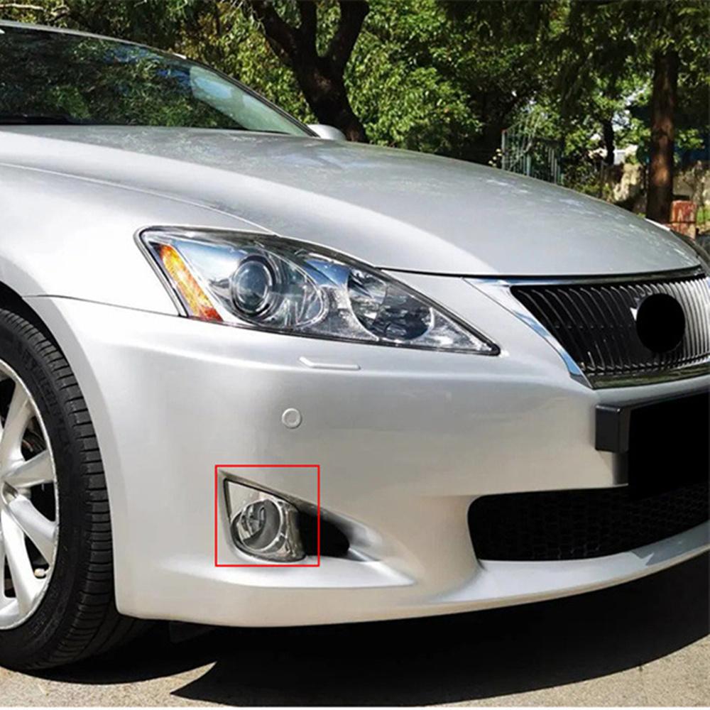 1 Pair Clear Lens Fog Lights w/Bulbs For 2006-2010 Lexus IS250 IS350 81221-53290