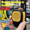Bluetooth Wireless Outdoor Portable Subwoofer Speaker Waterproof Magnetic Wireless Portable Speaker W/ Mic Hands-Free Music/Call