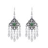 Ethnic style Kazakh earrings women's retro high-end fringed earrings Xinjiang Miao Yin exotic style festival earrings