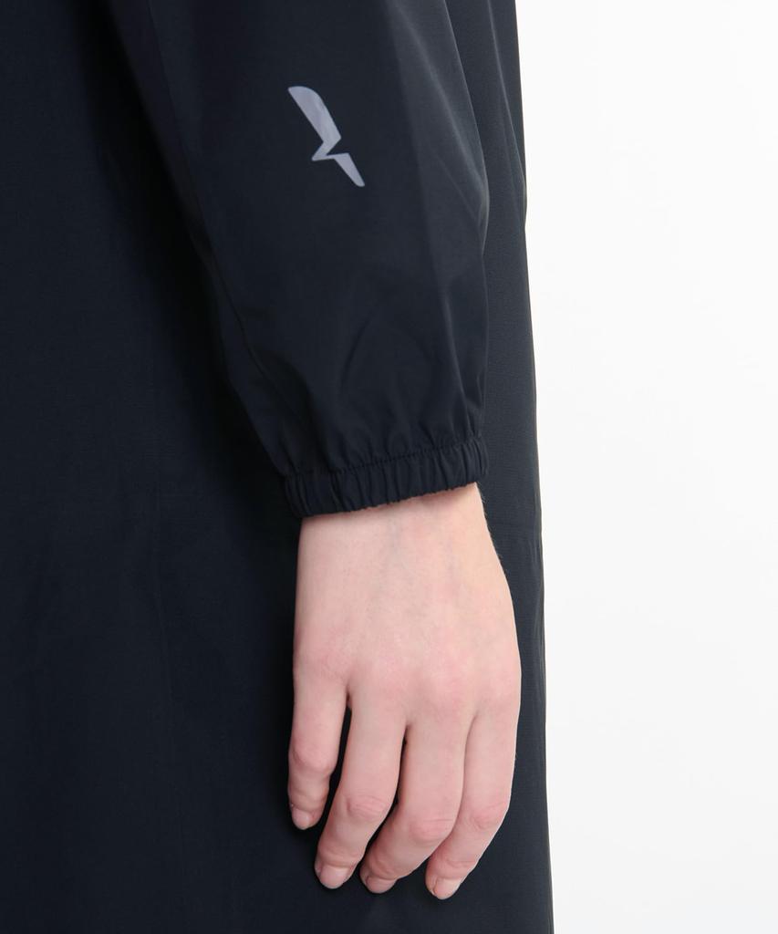 Aigle Offizieller MTD Regen-Pack Verstaubare Kapuze Größe M Wasserdicht, Atmungsaktiv, Wasserabweisend Reißverschlussmantel, Schwarz,