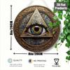 Retro All Seeing Eye Metal Tin Sign Goth Wall Art Poster
