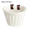 Retro Woven Front Riding Basket 7 Styles Walking Tool Storage Basket