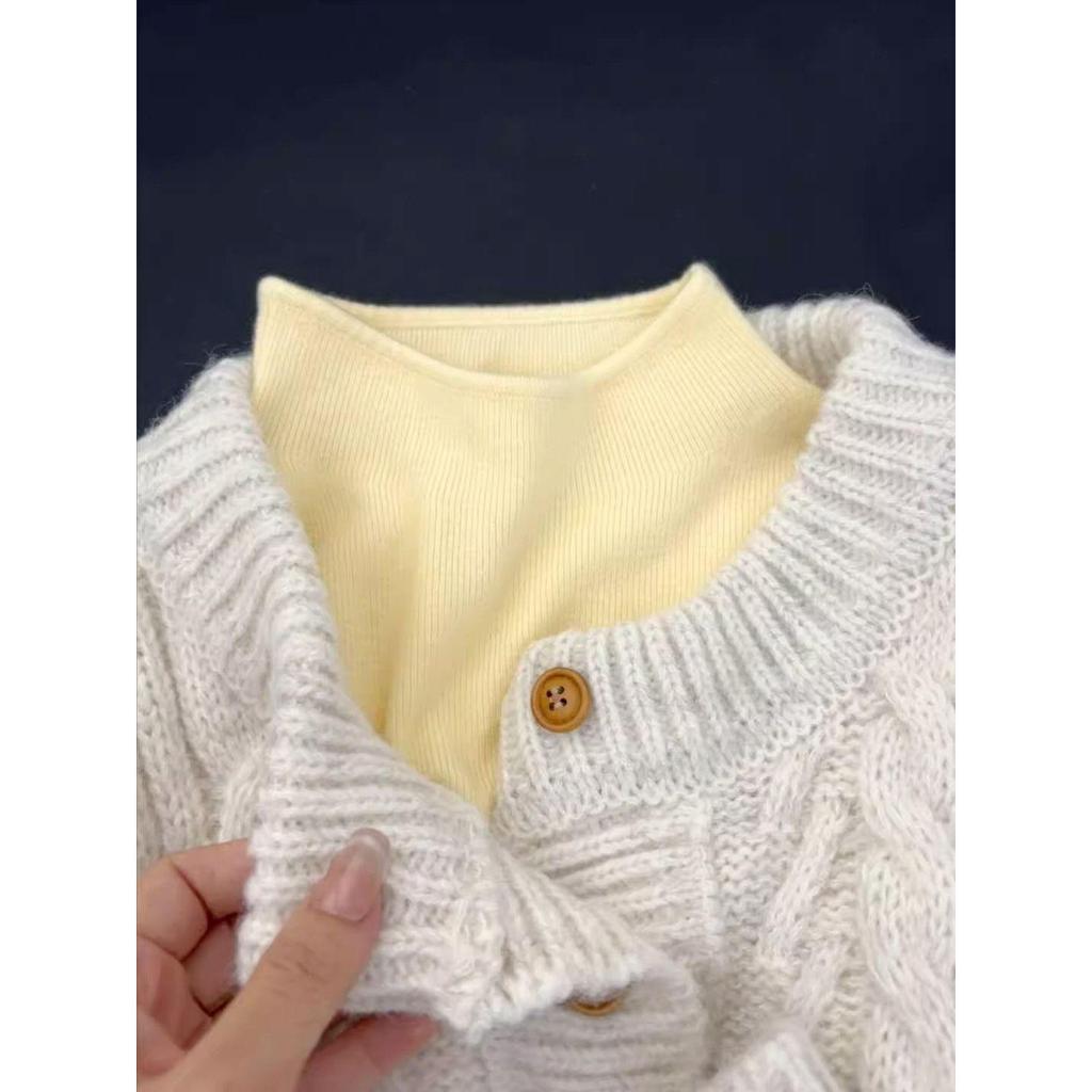 Women's High Neck Grey Knit Sweater - Soft, Stylish Fall/Winter 2026 Base Layer