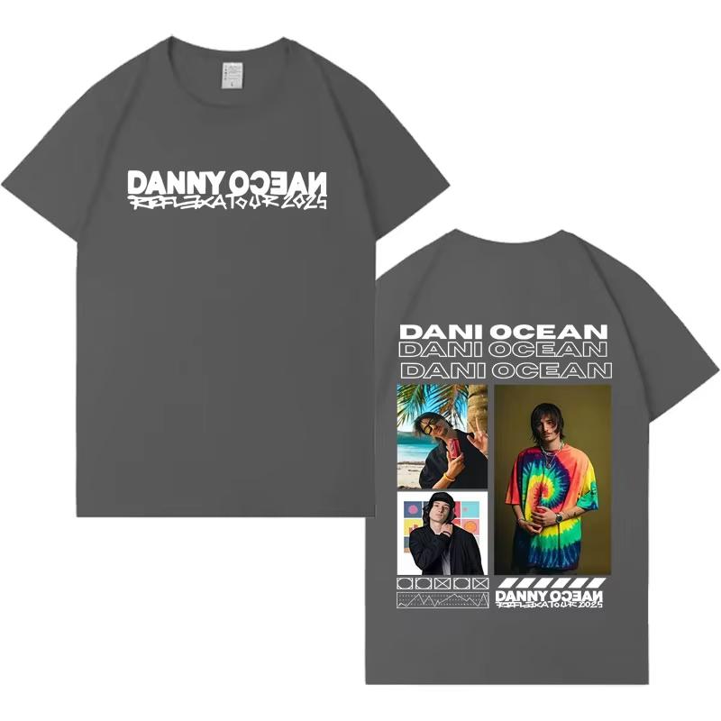 Rapper Danny Ocean Album Tour Graphic Tshirt 2026 Mens Harajuku ONeck Casual Clothes Classic Casual Short Sleeves Top Unisex