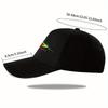 Guyana Flag Heartbeat Baseball Cap Unisex Polyester Patriotic Casual Sports Adjustable Headwear