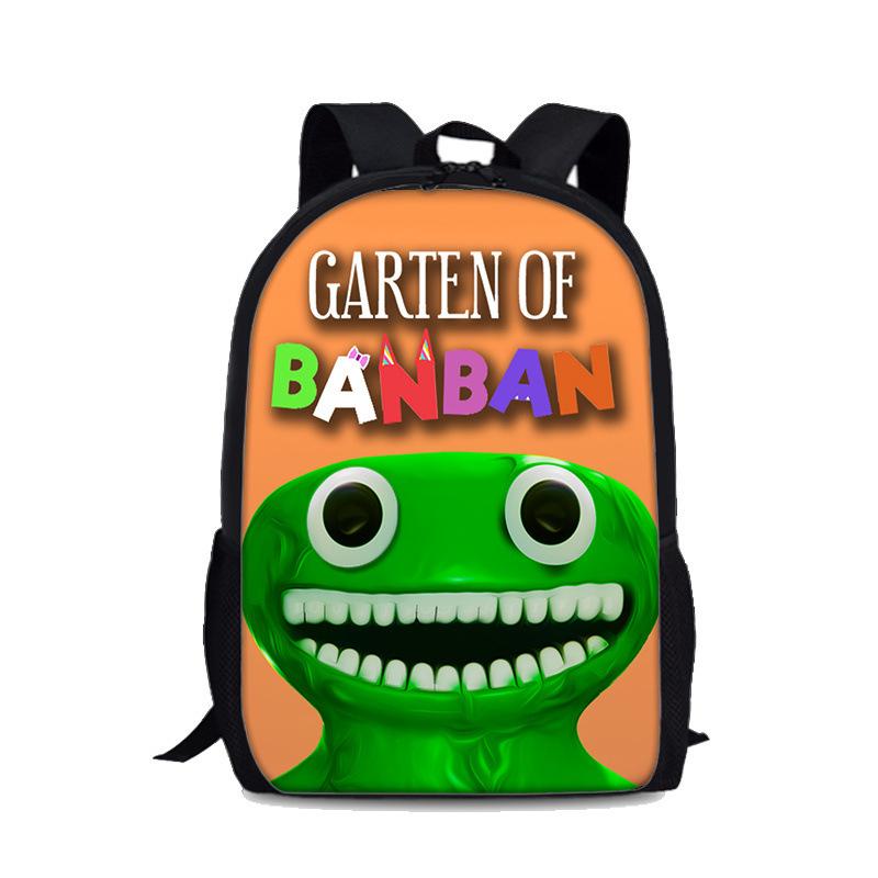 Cartoon Youthful Garten of Banban Student School Bags Notebook Backpacks 3D Printed Oxford Waterproof Boys/Girls Travel Bags