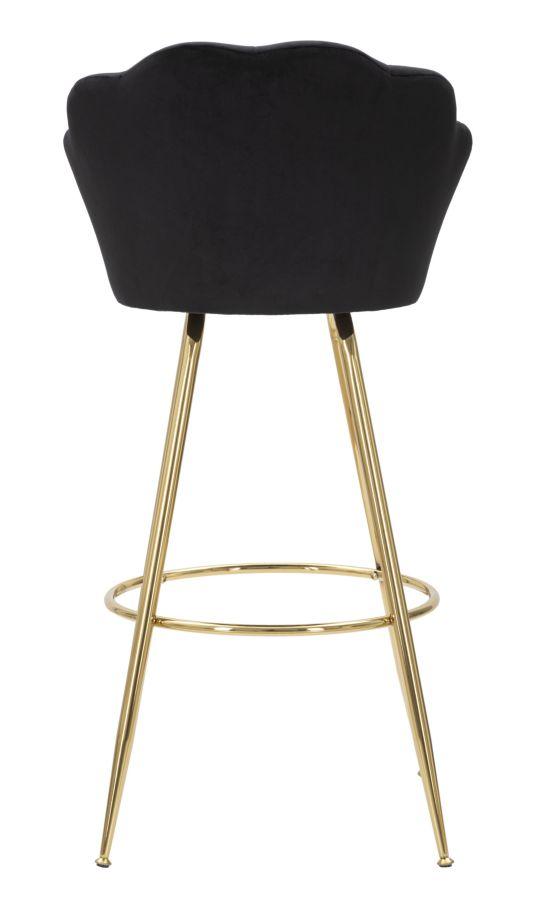 Bar Stool Bar Vienna Nero Cm 55X53X110