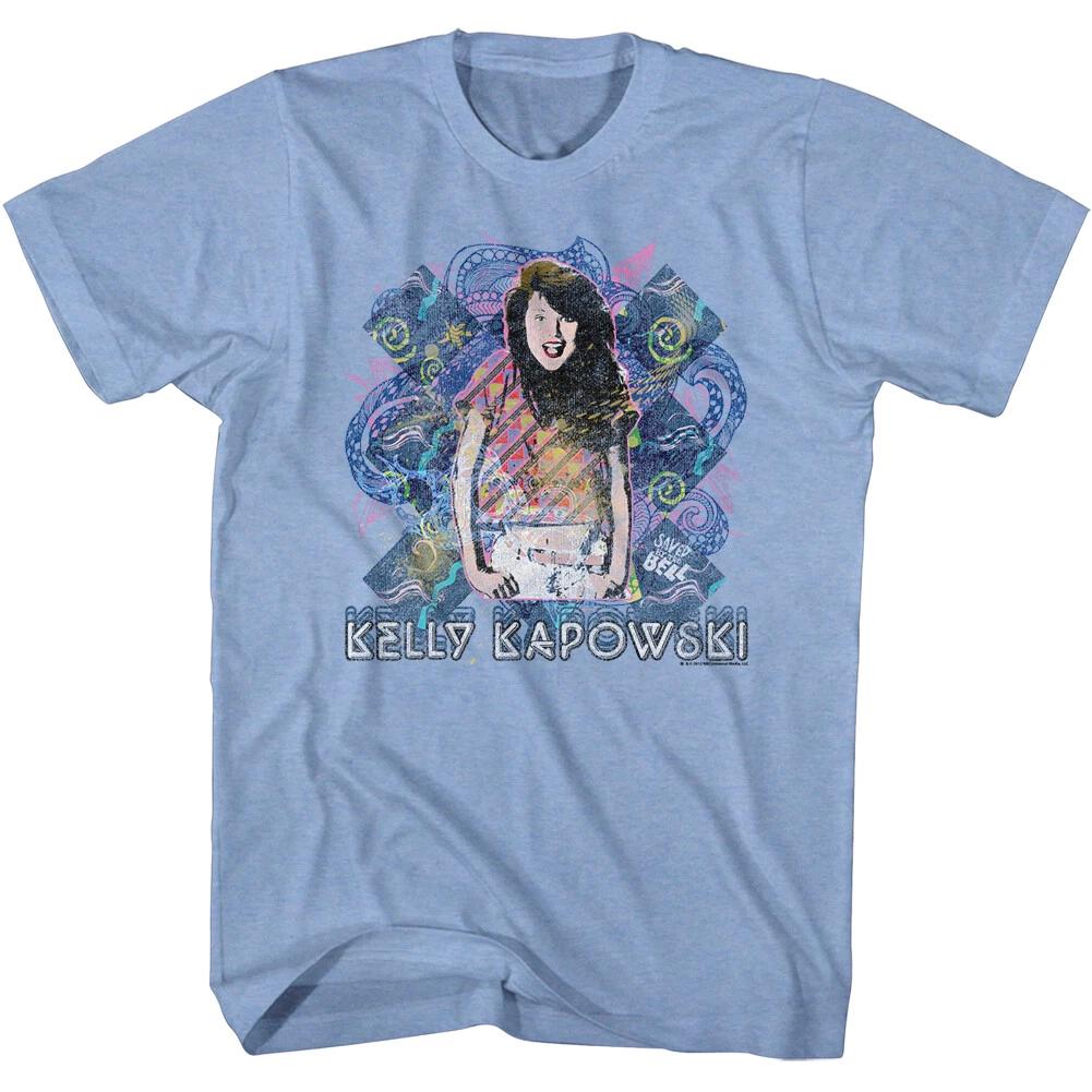 Saved By The Bell TV Show Kelly Kapowski Retro Photo Men s T Shirt L
