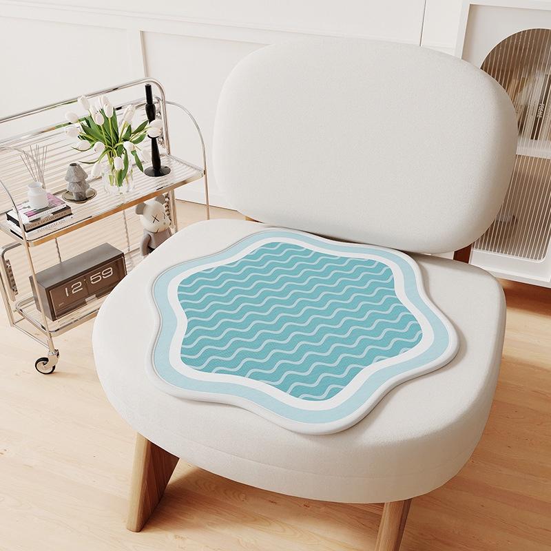 Cool Cartoon Summer Ice Silk Cushion Office Breathable Cool Pad Dormitory Mat Mat Car Seat Cushion
