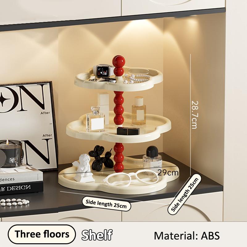 Multifunkční stolní úložný box Kosmetický organizér Polička Kreativní květiny Držák na klíče Domácí dekorace Zásobník na sladkosti a drobnosti