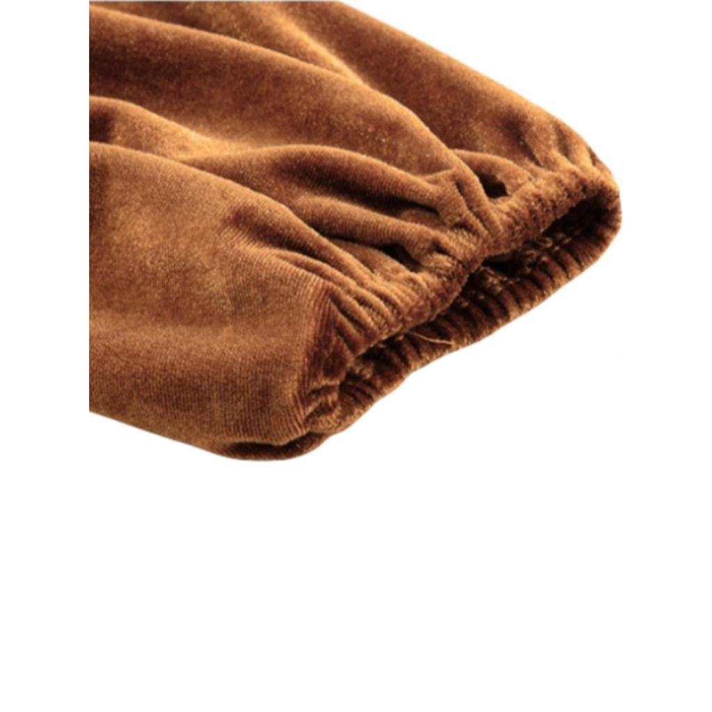 IHUASU Dámská móda Jaro podzim Jednobarevný potisk Neformální šaty s dlouhým rukávem a výstřihem do V