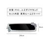 YUYAKESHI Diamond Sparkling Room Mirror Decoration, Stylish Interior Trim, Car Accessories, Rearview Mirror (Crystal Flower)