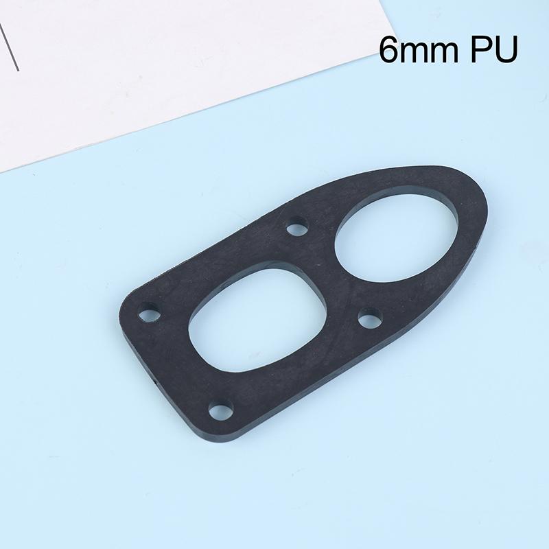 1 Stück Schwarze PU Longboard Riser Pads Skateboard Stoßdämpfer für Truck Montagezubehör Erwachsene Kinder Outdoor Sportwerkzeug
