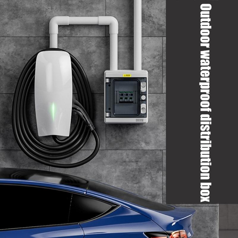 Wasserdichte Kunststoff-Sicherungskasten 5 Stromkreis-Kapazität Transparenter Deckel DIN-Schienenmontage für sichere elektrische Verteilung