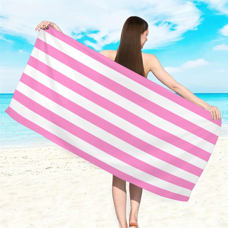 Outdoor beach towels, ultra-fine fiber quick drying absorbent towel, beach swimming vacation beach towel