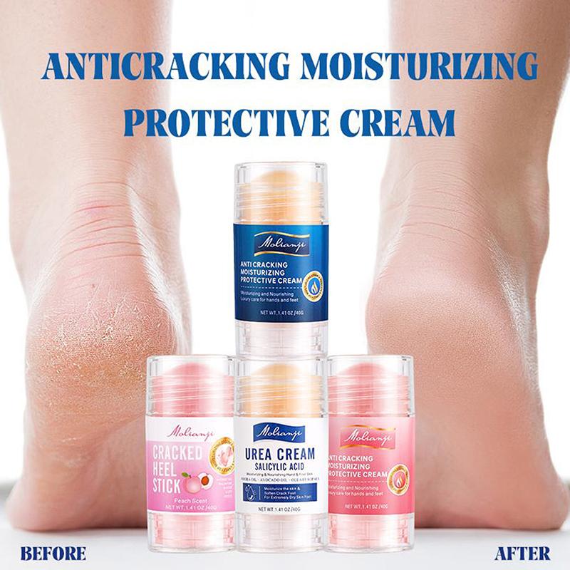 Crema Anti-Screpolature Pesca Idratazione Mani e Piedi Per Ammorbidire Piedi Secchi e Screpolati Delicata Esfoliazione Cura Quotidiana dei Piedi Idratante