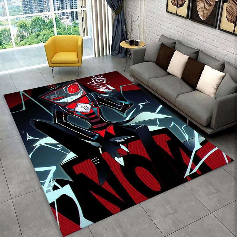 3D Cartoon H-Hazbin Hotel Charlie Carpet Rug for Playroom Bedroom Living Room Sofa Home Decor,kid Area Rug Non-slip Floor Mat