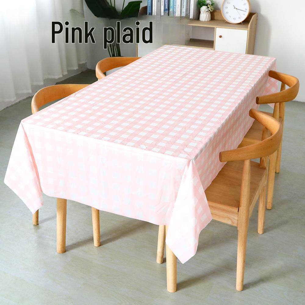 Disposable PEVA Cartoon Balloon Tablecloth - Oil-Proof, Thickened for Birthdays & Kindergarten Parties