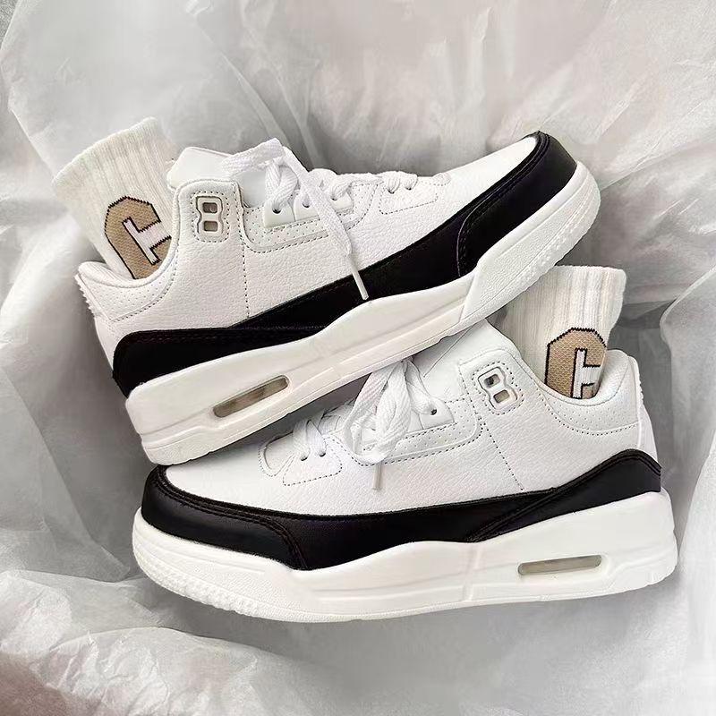 Sneakers Panda Stile Hong Kong Retrò, Scarpe da Jogging Chic Bianco e Nero per Uomo e Coppie