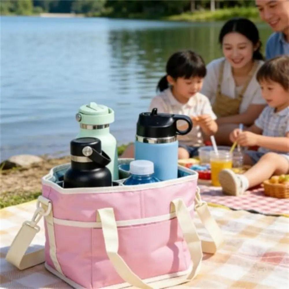 Leak Proof Vehicle Drink Carrier Bag Portable Drink Storage Bag  Car Interior Use