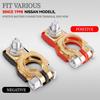 PAIR Leisure Battery Terminals Connectors Clamps For Car Van Caravan Motorhome