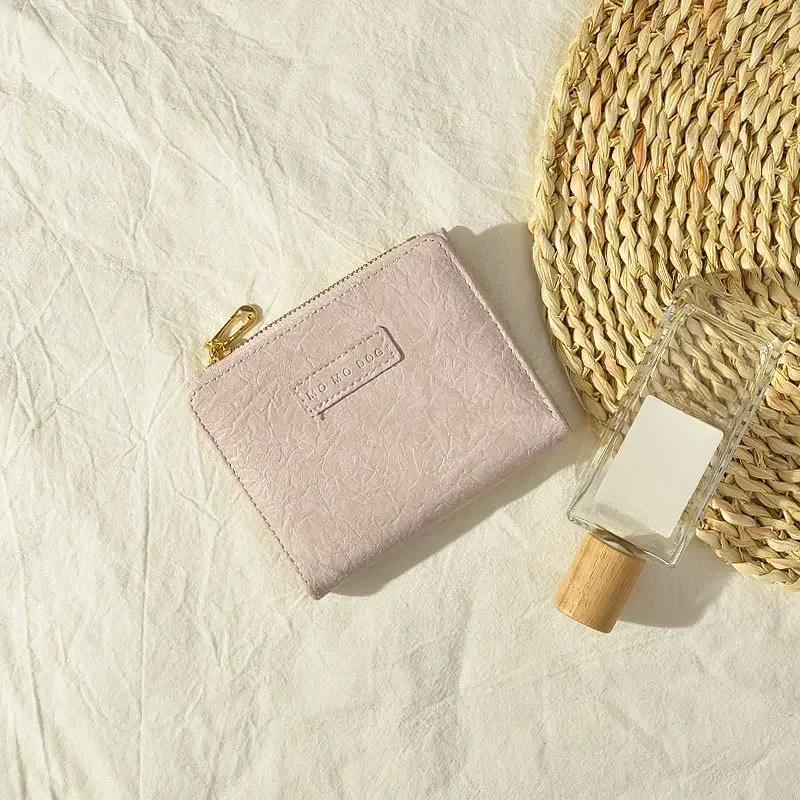 Female Student Retro Wallet Buckle Wallet Women Purse Wallet Men Card Wallets Bags