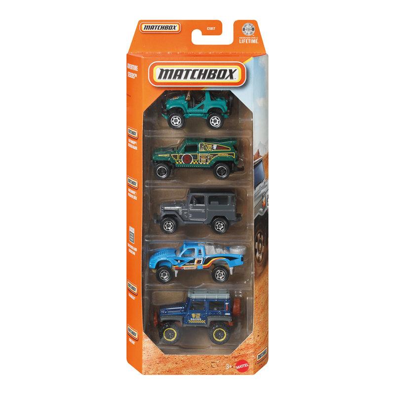 Matchbox Diecast Modellauto C1817 5er-Pack 2026 Kollektion Stadt Mini-Autos Metallspielzeugauto Für Erwachsene Sammler Heim-Display-Dekoration