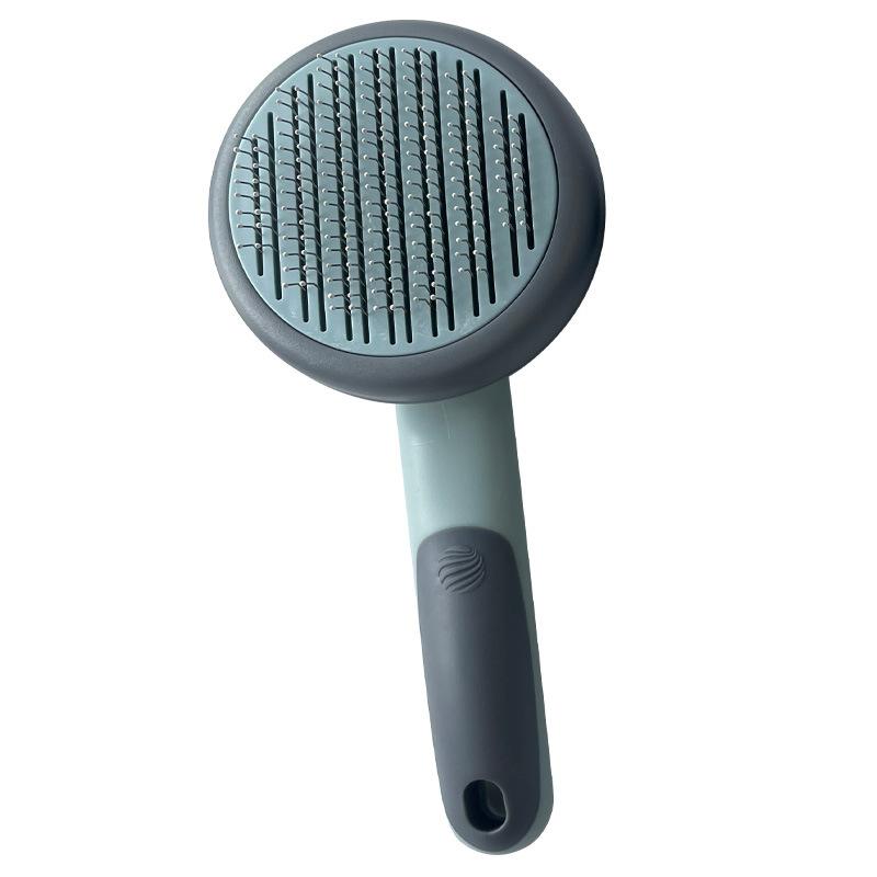 Pet Comb 1PC Grooming Cat & Dog Brush Cleaning De-fluffing Massage De-shedding Comb Dense Teeth Self-cleaning Needle