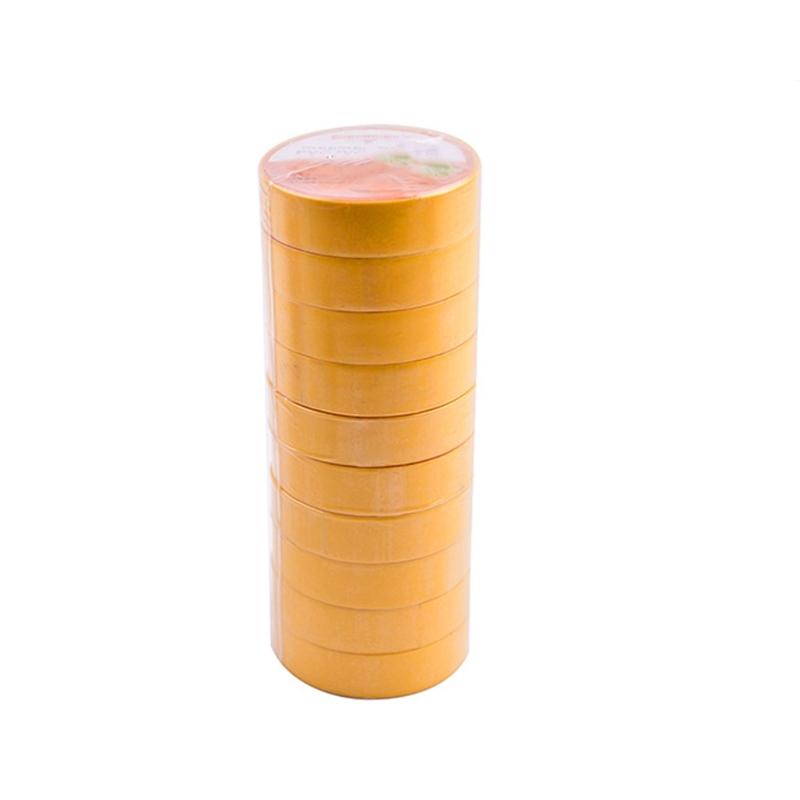 10 Roll Electrical Insulation Tape High Temperature Resistant PVC Insulating Tape for Wire Cable Splices Easy to Use