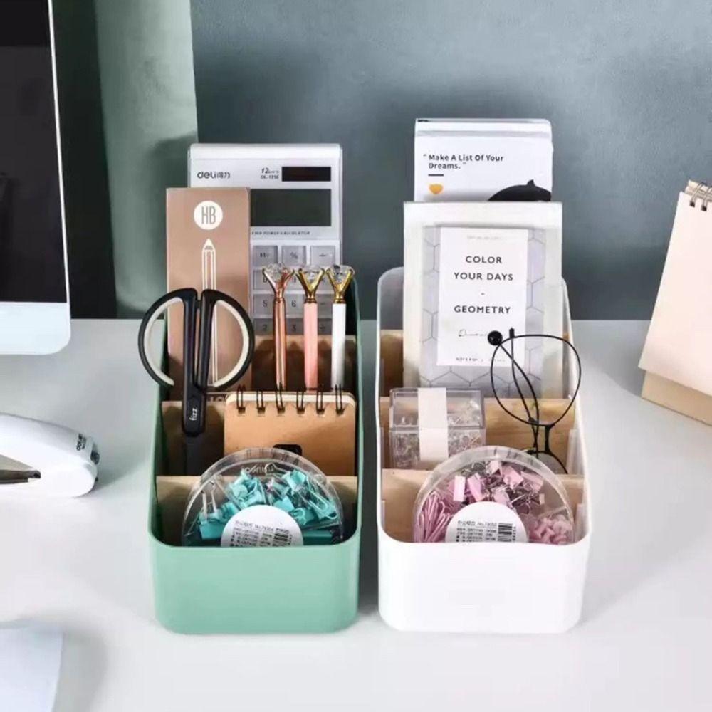 Multifunction Remote Controller Storage Box Cosmetic Storage Living Room Organizer