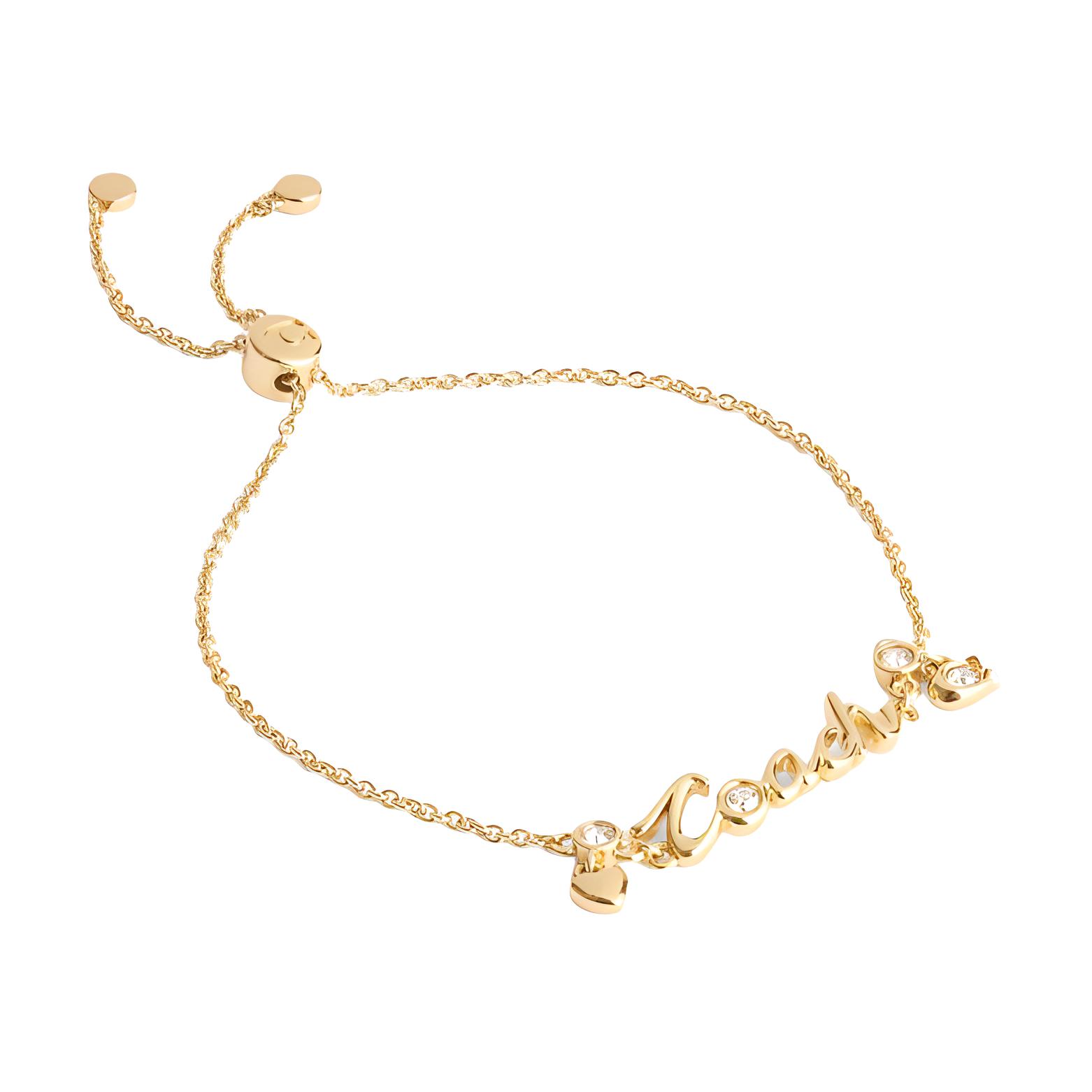 Coach Original Design Bracelet Couple Style Unisex Bracelets Gold CAD53-GLD F,Gold