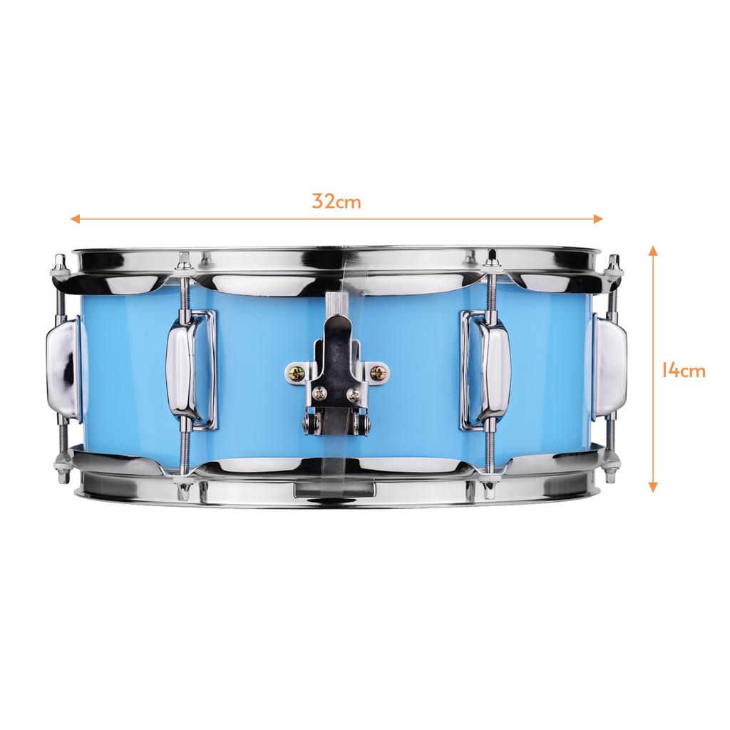 12inch Snare Drum Head with Drumsticks Shoulder Strap Drum Key for Student Band