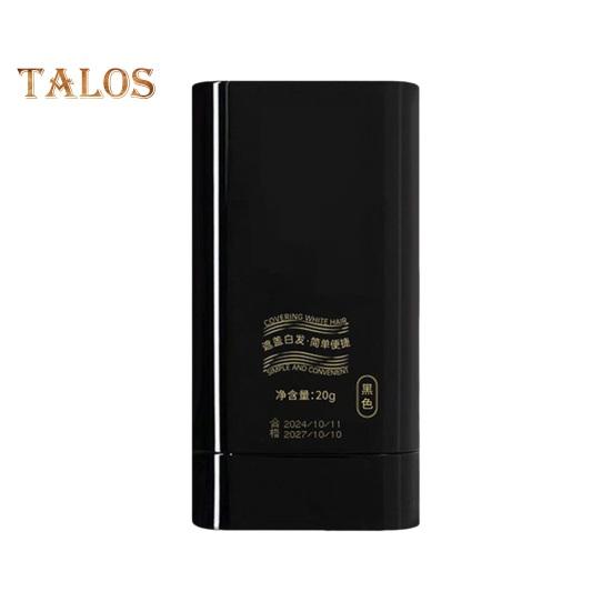 

20 г Гребінець для фарбування волосся 2-в-1 Покриття сивого волосся Водонепроникна одноразова щітка для фарбування волосся, стійка до поту Коричнева фарбувальна паличка для волосся чорний