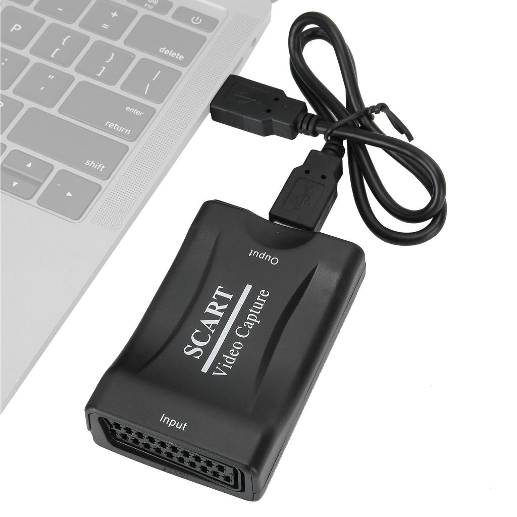 Professional USB2.0 SCART Capture Card Game Video Live Streaming Recording Box