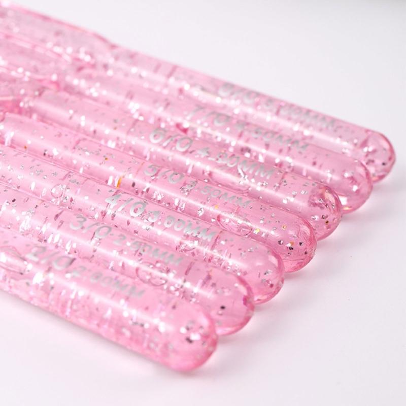 Multiple Size Crochet Hook Set with Gauges Storage Bag Ergonomic Handle Efficient Knitting Projects Solution